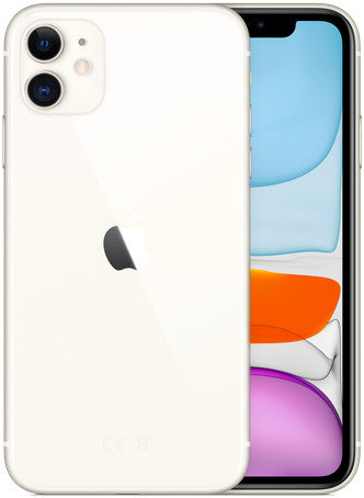 Apple iPhone 11 | GSM+CDMA | 64GB | 6.1" Retina HD | 12MP | White | GUT