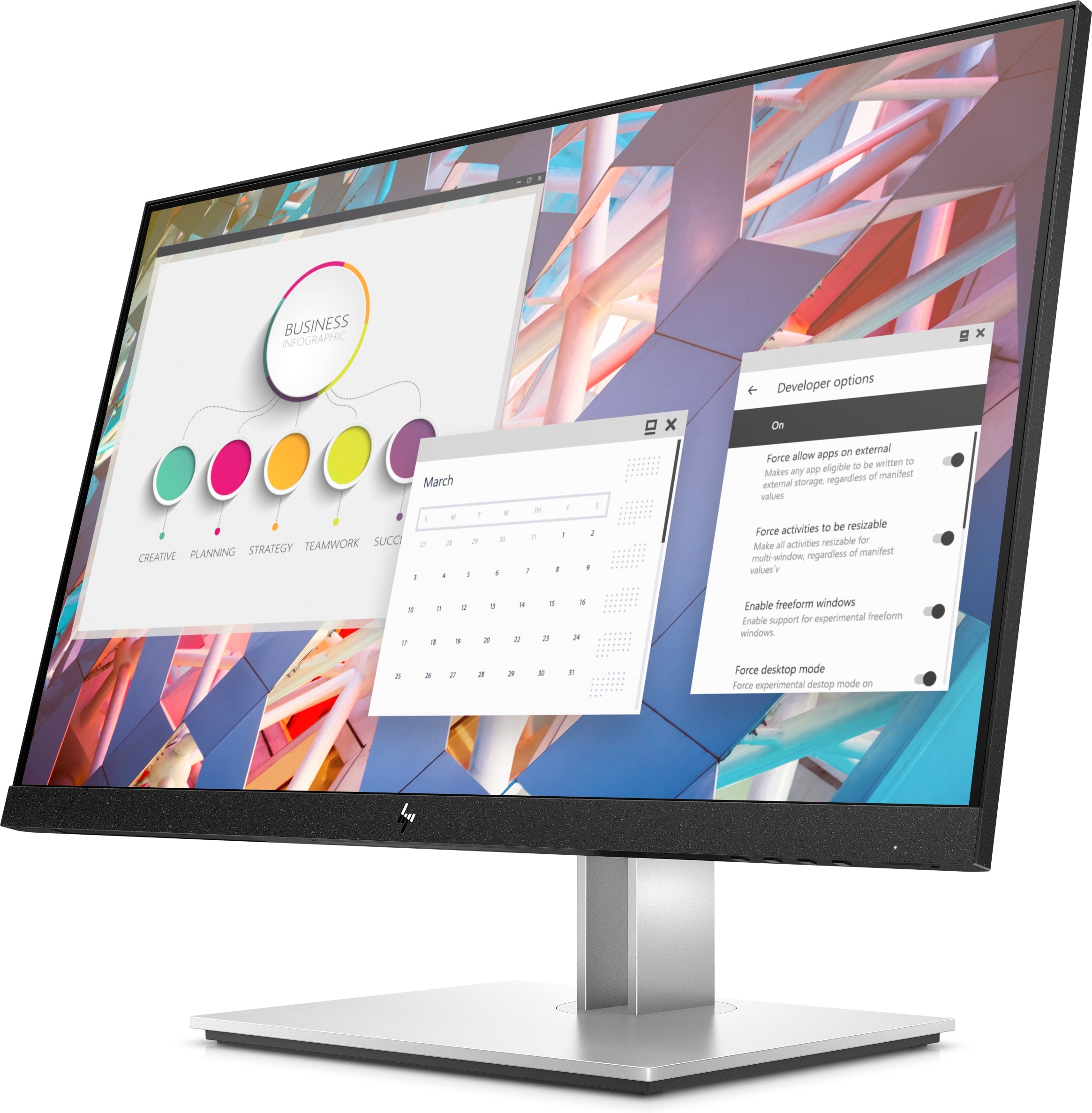 HP Monitor E24 G4 | LED | 23.8'' / 60,45 cm | Full HD | Black | GUT