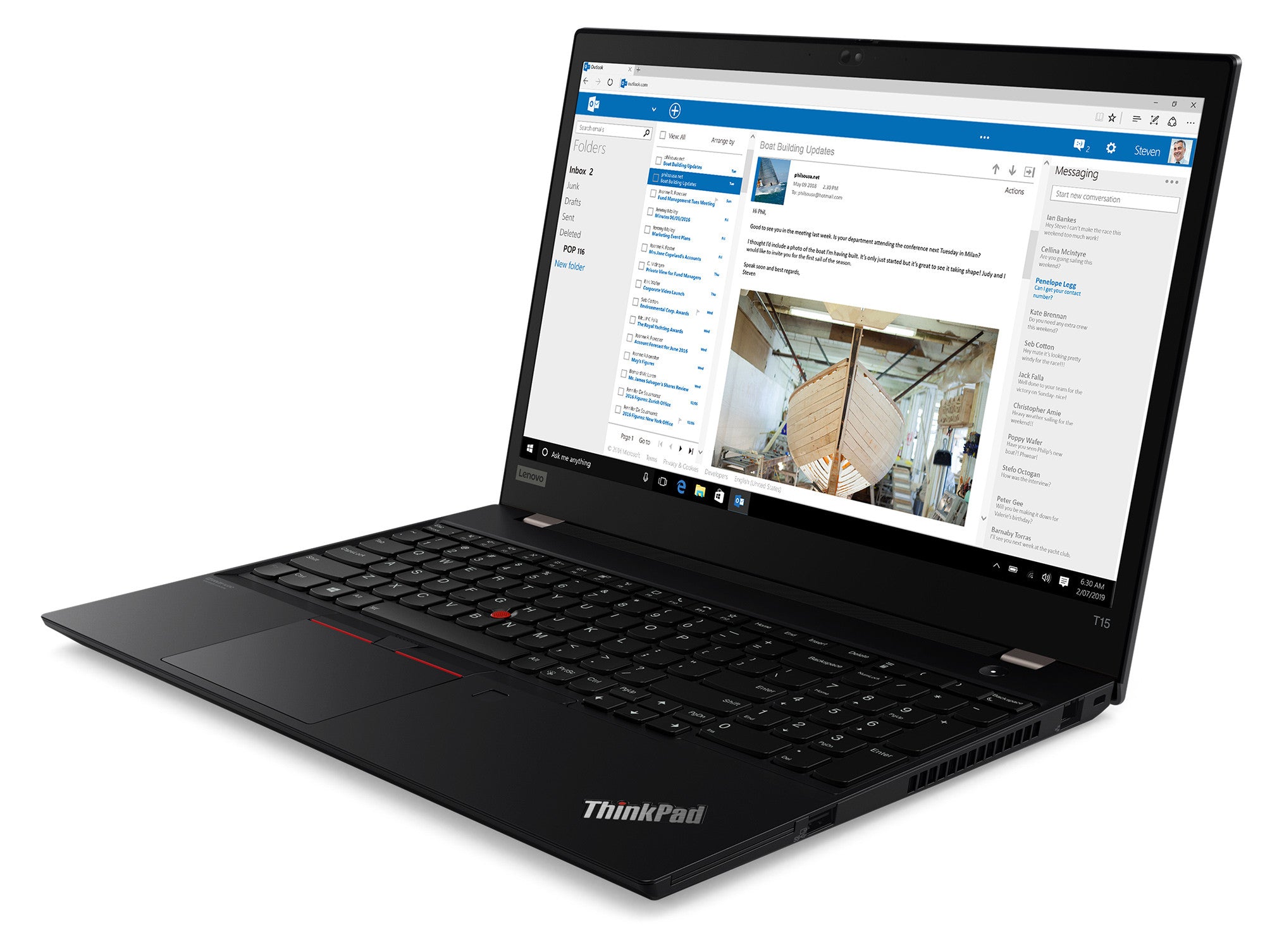 LENOVO Notebook ThinkPad T15 | i5-10310U | 8GB | 256GB 15,6" FHD | SGT