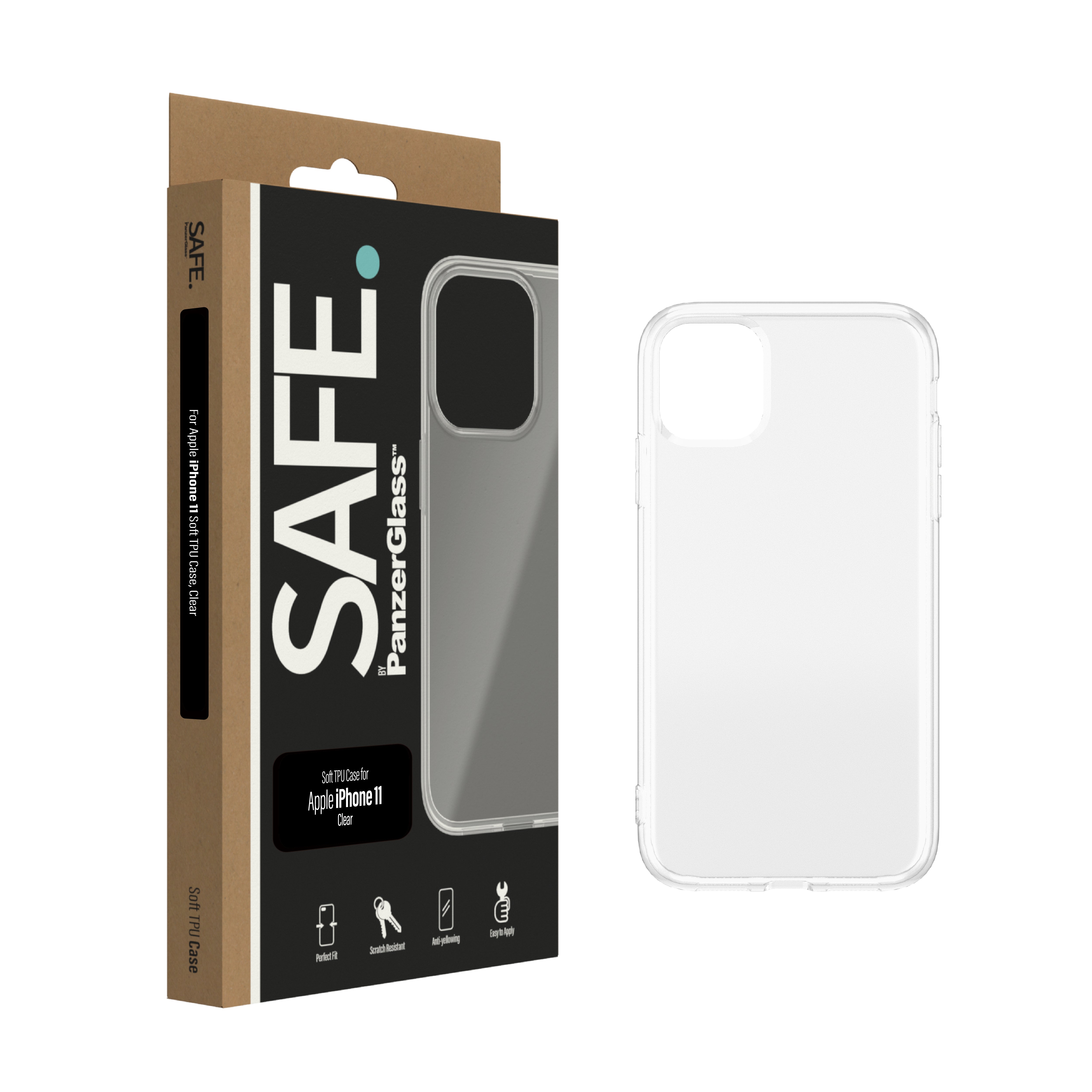 SAFE. by PanzerGlass® TPU Case iPhone 11 | Transparent